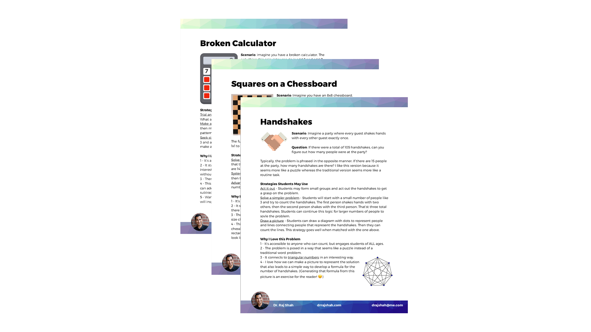 My Favorite Math Problems