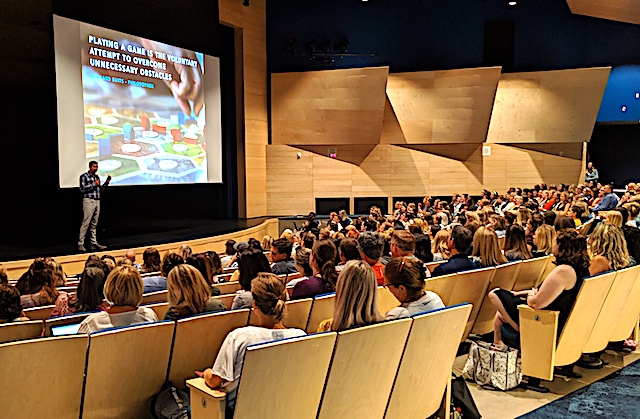 Dr. Raj Shah speaking at Central Kitsap Schools, WA