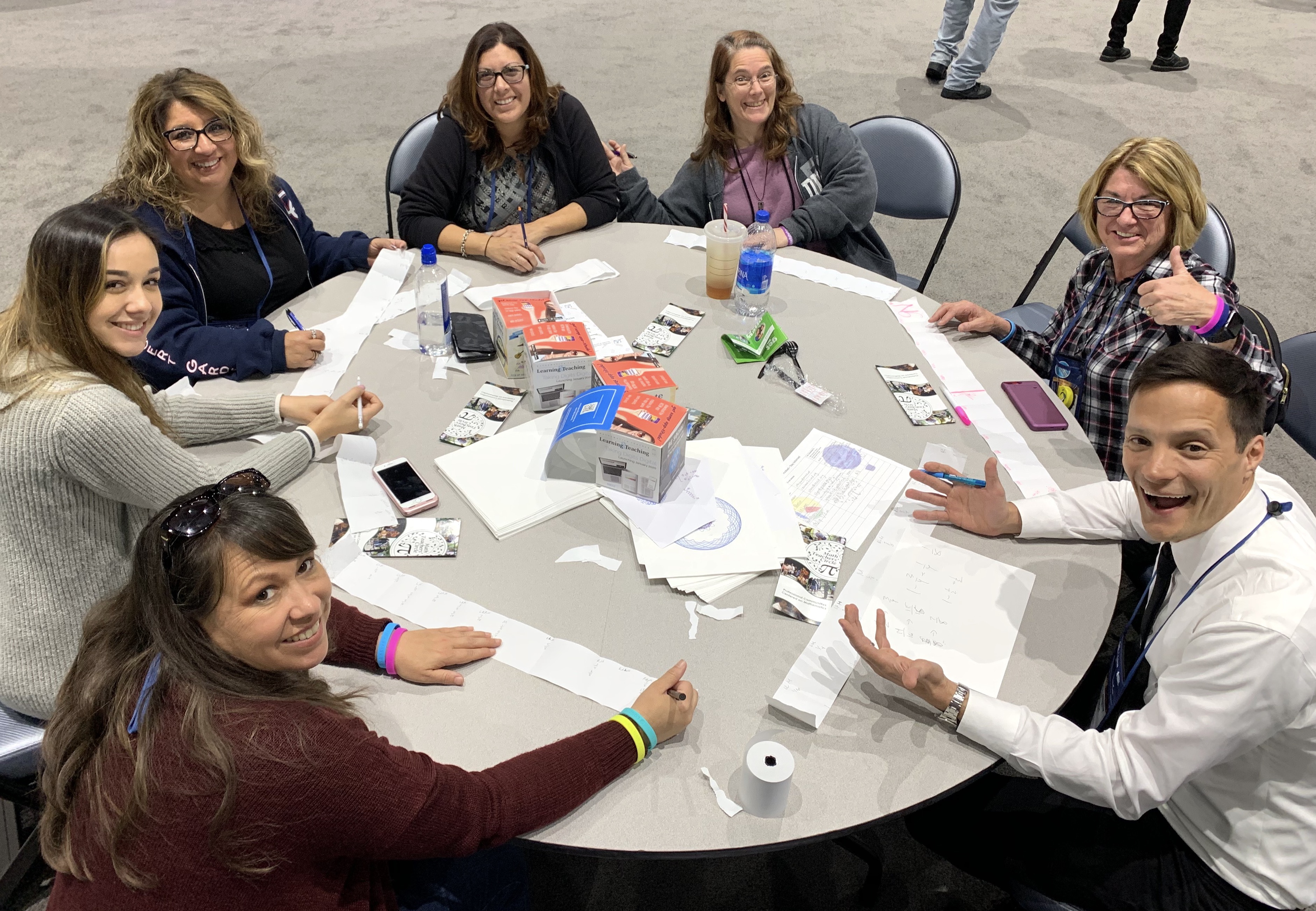 Teachers engaged in learning