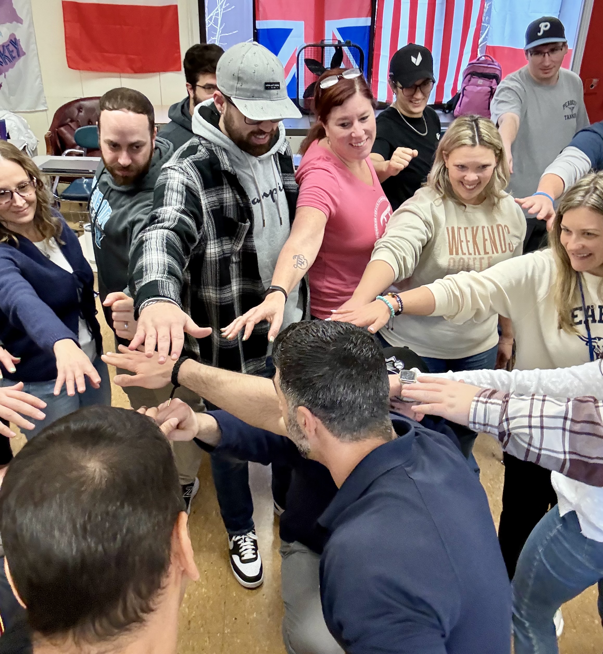 Teachers collaborating